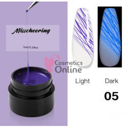 Gel UV Soak Off Misscheering color Spider Luminous de 7ml Cod 05 Blue